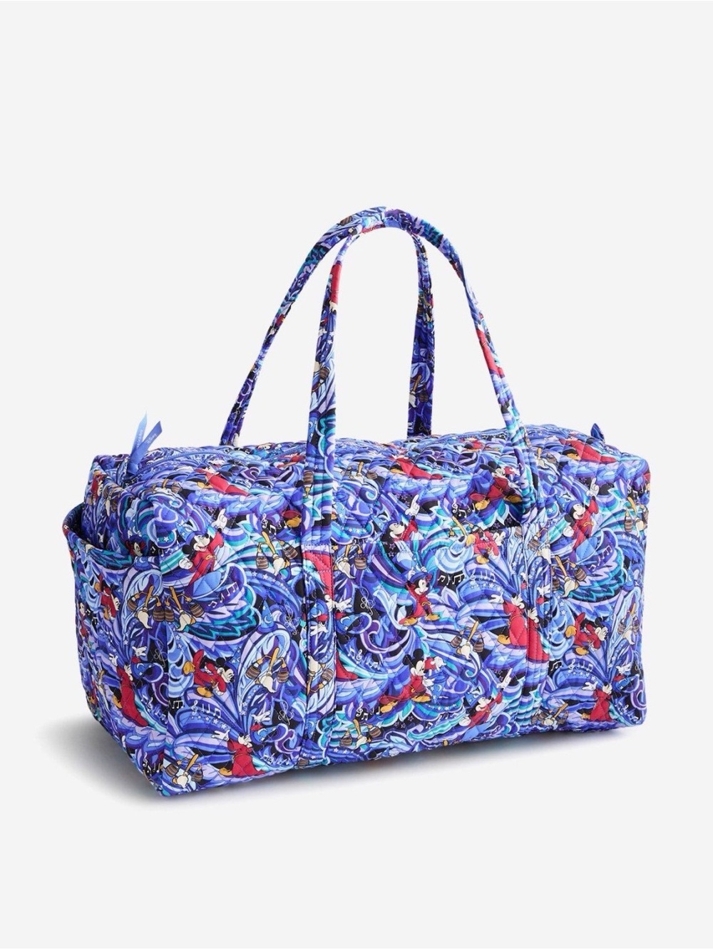 New Vera Bradley × Disney Fantasia Sorcerer Mickey Swirls Large Original Duffel